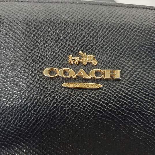 Coach Black Crossgrain Leather Carryall Bag F57525 image number 3