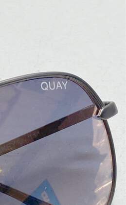 Quay X Desi High Key Aviator Sunglasses Grey alternative image