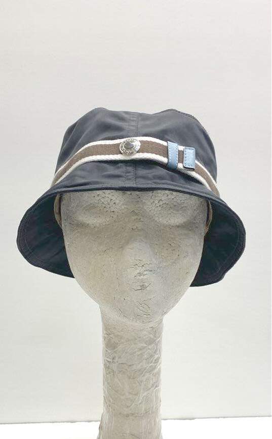 Coach Black Nylon Bucket Hat Size M/L image number 1