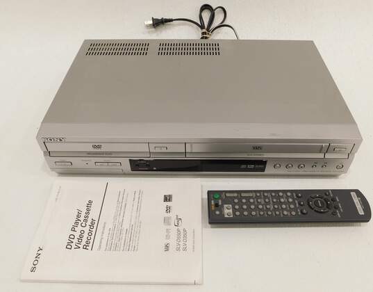 Sony Brand SLV-D350P Model DVD Player/Video Cassette Recorder w/ Accessories image number 1