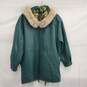 Jacqueline Ferrar WM's Leather Jacket and Coyote Fur Hood Green Parka Size S image number 2