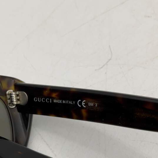Gucci Womens Brown Gradient Full Rim Cat Eye Sunglasses With Box w/COA image number 9
