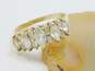 14K Yellow Gold CZ Multi Stone Ring 2.6g image number 1