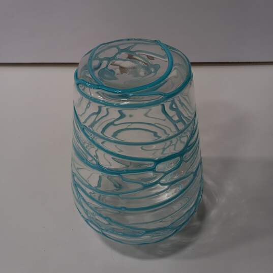Textured Glass  Flower Vase image number 4