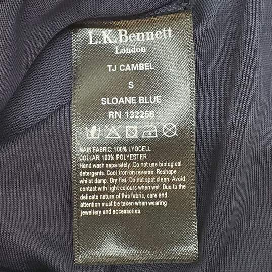 L.K. Bennett TJ Camble Sloane Blue Blouse Size Small image number 4