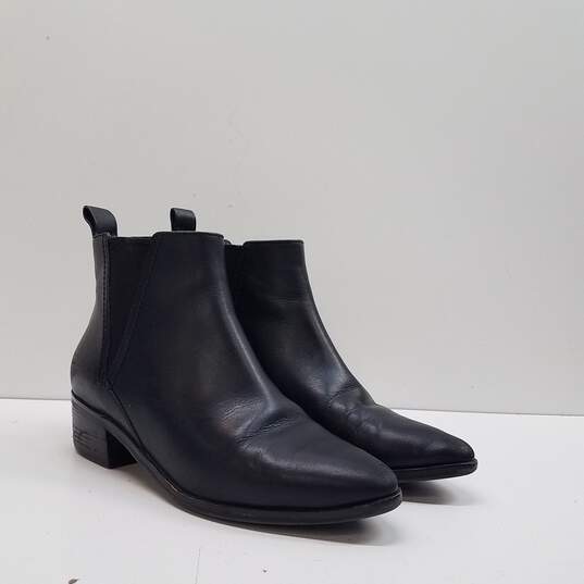 Cole Haan Leather Pointed Toe Chelsea Boots Black 6 image number 3