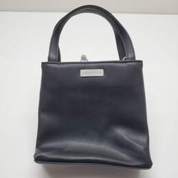 Evan-Picone Black Leather Mini Crossbody Bag- MISSING STRAP