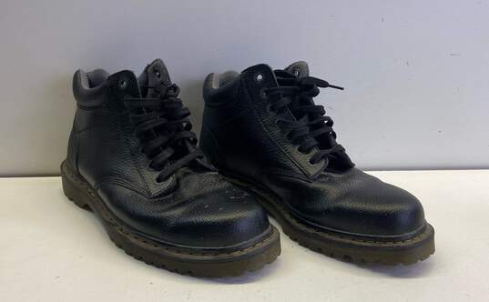 Dr. Martens Harrisfield Black Leather Chukka Ankle Combat Boots Men's Size 12 image number 3