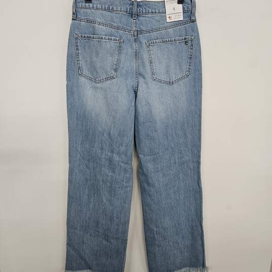 True Craft Relaxed Wide Leg Blue Jeans image number 2