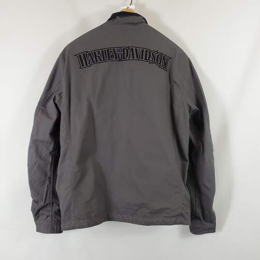 Harley Davidson Men's Black Jacket SZ M image number 9