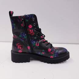 Guess WGUPON-C Black Floral Boots Women's Size 8M alternative image