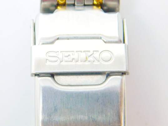 Seiko Kinetic Sports 50 Two Tone Day Date Men's Watch 113.8g image number 5