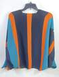 New York & Company Multicolor Ribbed Cardigan M image number 2