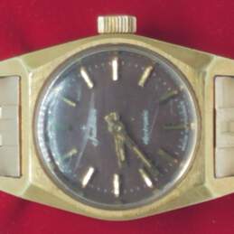 Tradition Electronic Gold Tone Vintage Wristwatch