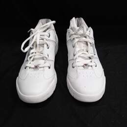 Reebok Men's White Leather Sneakers Size 12