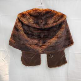 Vintage Hamilton Furs Mink Fur Stole Wrap No Size alternative image