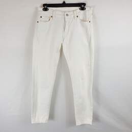 Ralph Lauren Women White Jeans Sz 28