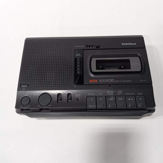 RadioShack CTR-117 Full Auto-Stop Cassette Recorder image number 1