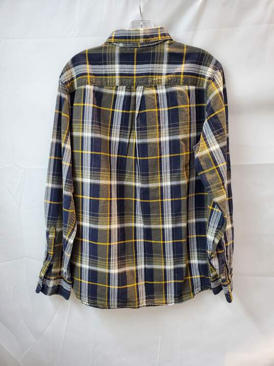 The North Face Long Sleeve Button Up Flannel Shirt Men's Size M image number 3