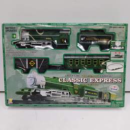 Green Line Express Train Set In Original Box