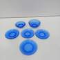 Bundle of 6 Hazel Atlas Moderntone Cobalt Blue Depression Glass Dishes image number 1