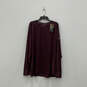 NWT Mens Brown Crew Neck Long Sleeve Pullover Sweatshirt Size 3XL image number 1