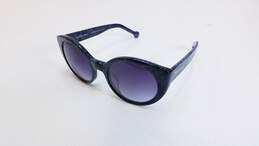 Jonathan Adler Marble Gray Round Sunglasses
