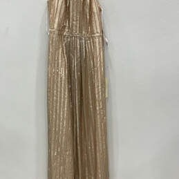 NWT Womens Rose Gold Sleeveless Sequin Regular Fit Maxi Dress Size 16 alternative image