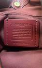 Coach Edie Lexy Leather Shoulder Bag Washed Red image number 5