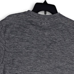 Mens Gray Heather Crew Neck Short Sleeve Pullover T-Shirt Size Large alternative image