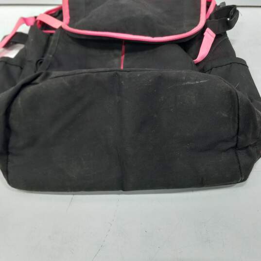 Adidas Black & Pink Backpack image number 5