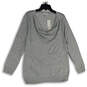 NWT Womens Gray Knitted Cowl Neck Long Sleeve Pullover Sweater Size Large image number 1