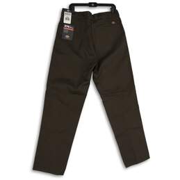 NWT Dickies Mens 874 Brown Flat Front Straight Leg Work Pants Size 38X34 alternative image