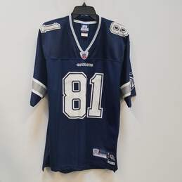 Reebok Mens Blue Dallas Cowboys Terrell Owens#81 Football NFL Jersey Size M