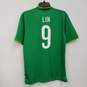 Mens Green Beijing Guoan Lin #9 Short Sleeve Soccer Pullover Jersey Size M image number 2