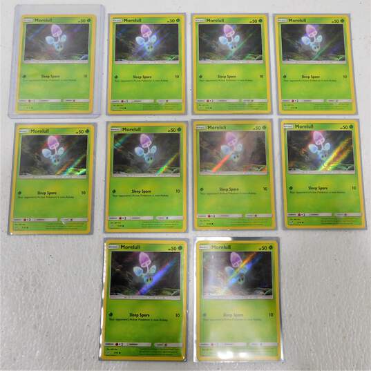 Pokemon TCG Lot of 10 Morelull Detective Pikachu Holofoil Cards 3/18 image number 1