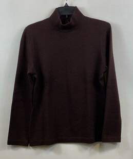 St. John Brown Turtle Neck Sweater - Size Medium