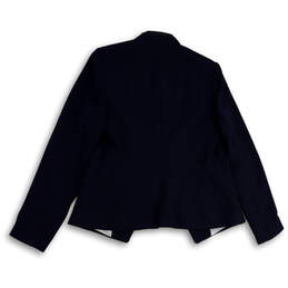 NWT Womens Blue Long Sleeve Pockets Single Breasted Open Front Blazer Sz 6 alternative image