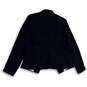 NWT Womens Blue Long Sleeve Pockets Single Breasted Open Front Blazer Sz 6 image number 2