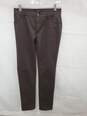 Women Lafayette 148 Brown pant Size-2 24inch image number 1