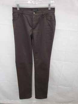 Women Lafayette 148 Brown pant Size-2 24inch