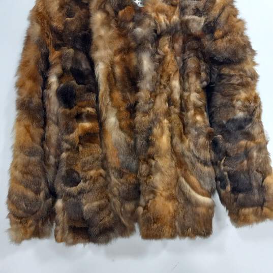 Women's Duplers Patchwork Fur Coat image number 5