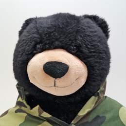 Build A Bear Workshop Camo Military Army Black Teddy Bear alternative image