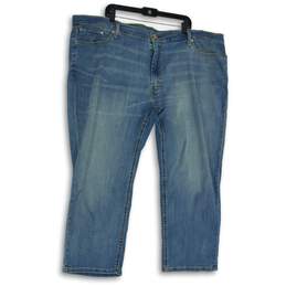 NWT Mens Blue 541 Athletic Fit Stretch Denim Straight Leg Jeans Size 50X29