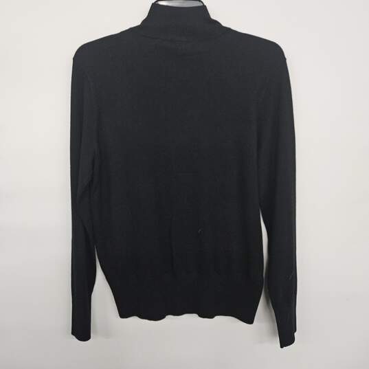 Black Long Sleeve Sweater image number 2