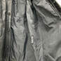 Mens Black Leather Long Sleeve Collared Front Button Coat Size Large image number 4