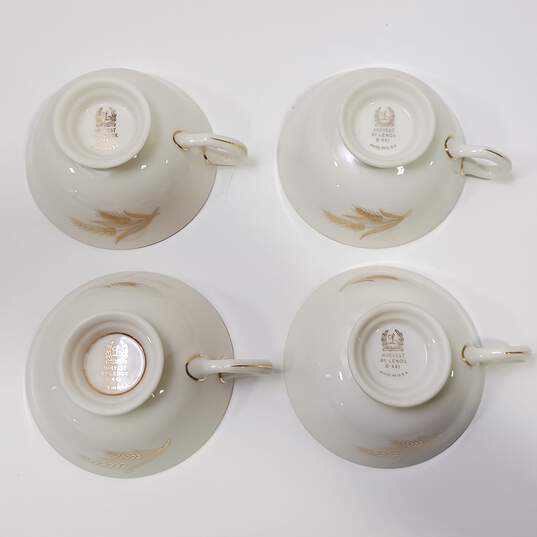 Bundle of Eight Lenox Harvest Teacups and Saucers image number 5