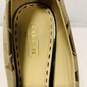 Beige and Gold Coach Pump High Heels Certified Authenticated Size:7.5 image number 6