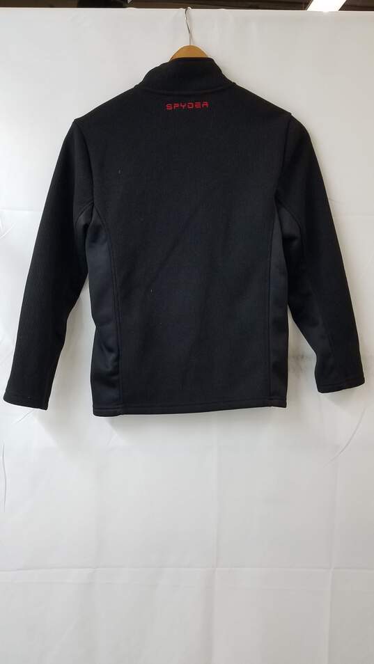 Spyder Men's Constant Full Zip Sweater Size Medium Red & Black image number 2