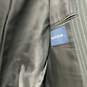 Burberry Mens Brown Striped Notch Lapel Two-Button Blazer Size 46L W/COA image number 4